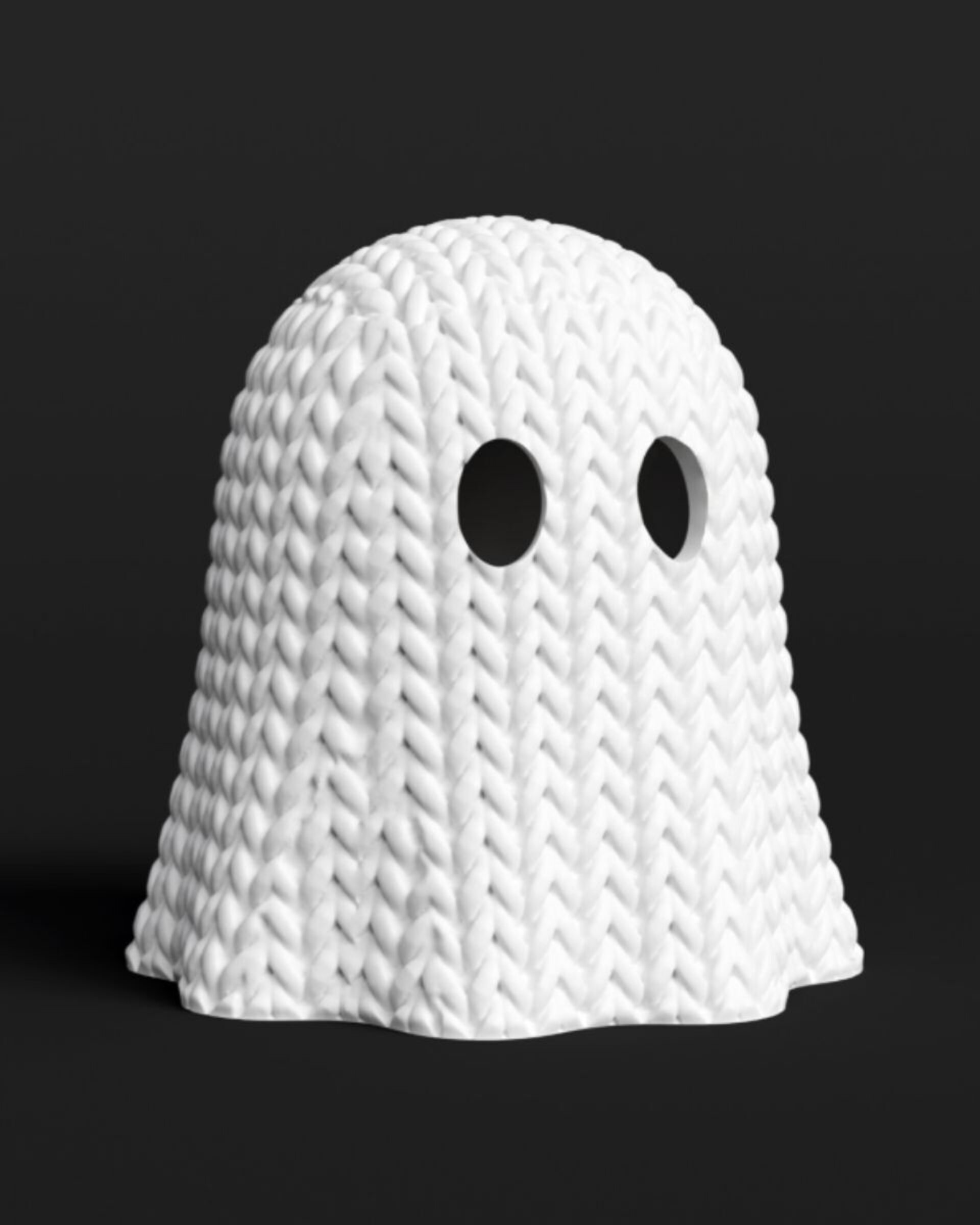 Figuras Halloween con aspecto de tejido con lana - 3