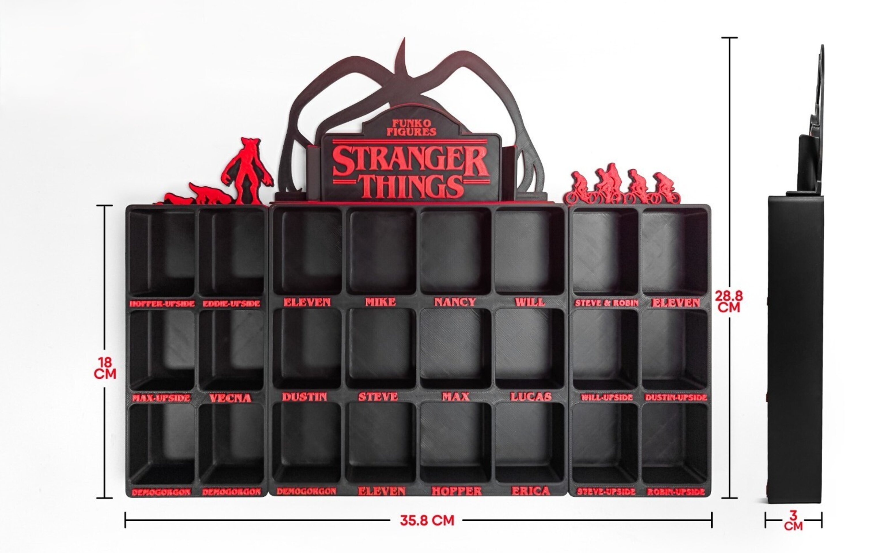 Organizador y Expositor tipo "A" Funko Pop - Kinder Joy "Stranger Things" - 8