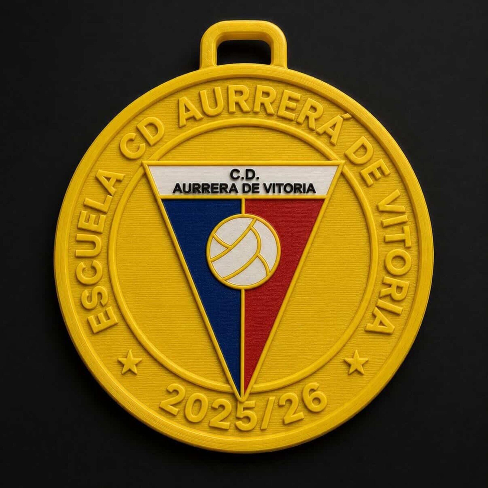 Lote de 20 medallas en relieve C.D. Aurrera de Vitoria - 1