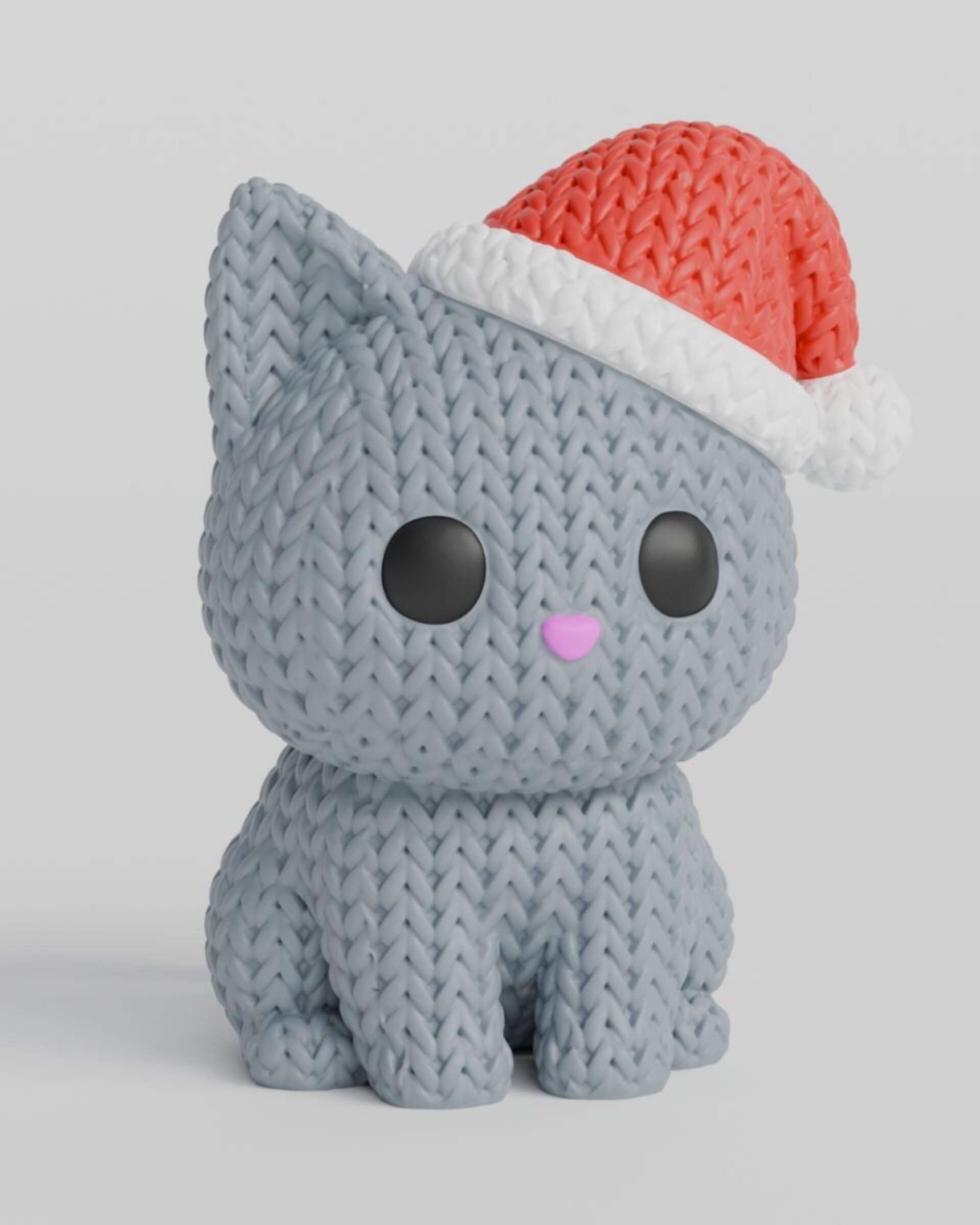 Figuras Navideñas con aspecto de tejido con lana - 10