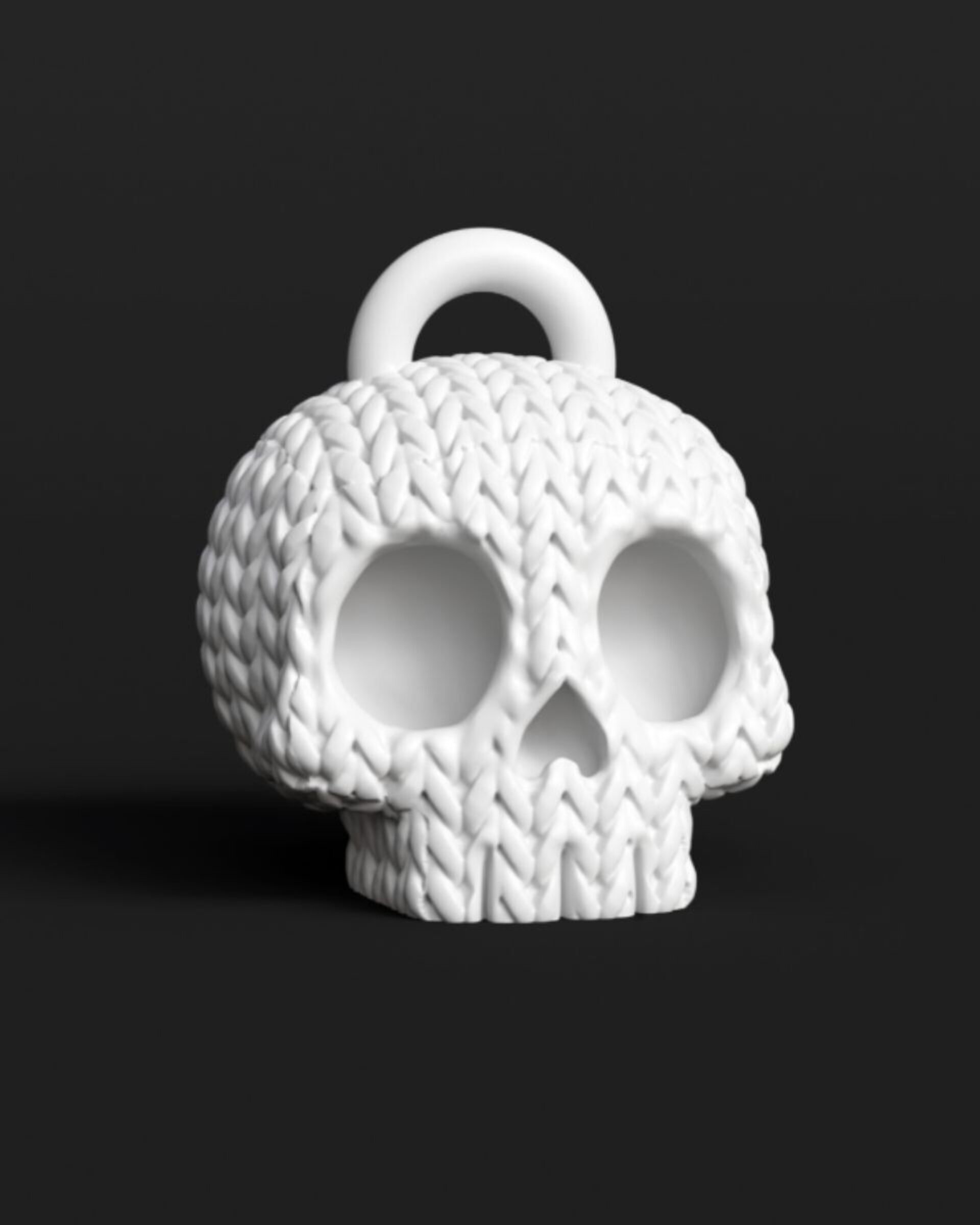 Figuras Halloween con aspecto de tejido con lana - 11