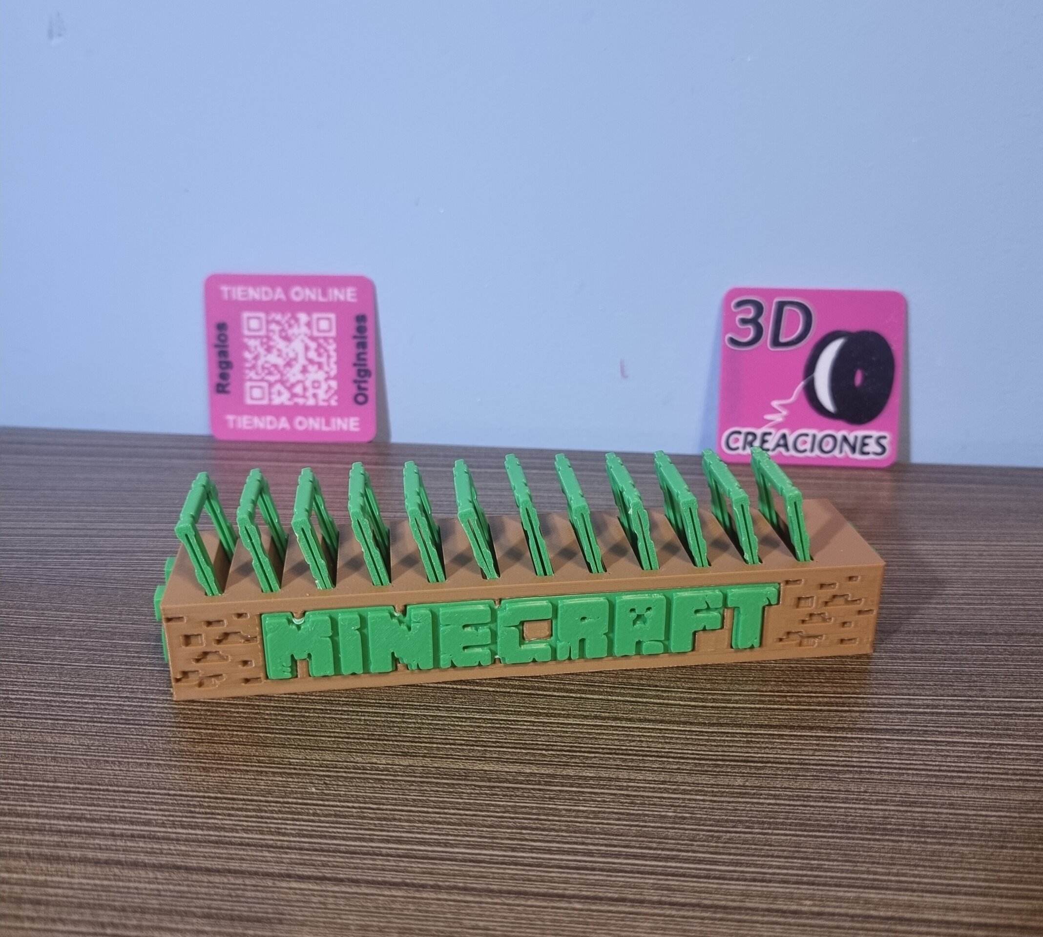 Organizador/Expositor marcos token MINECRAFT kinder Joy - 6