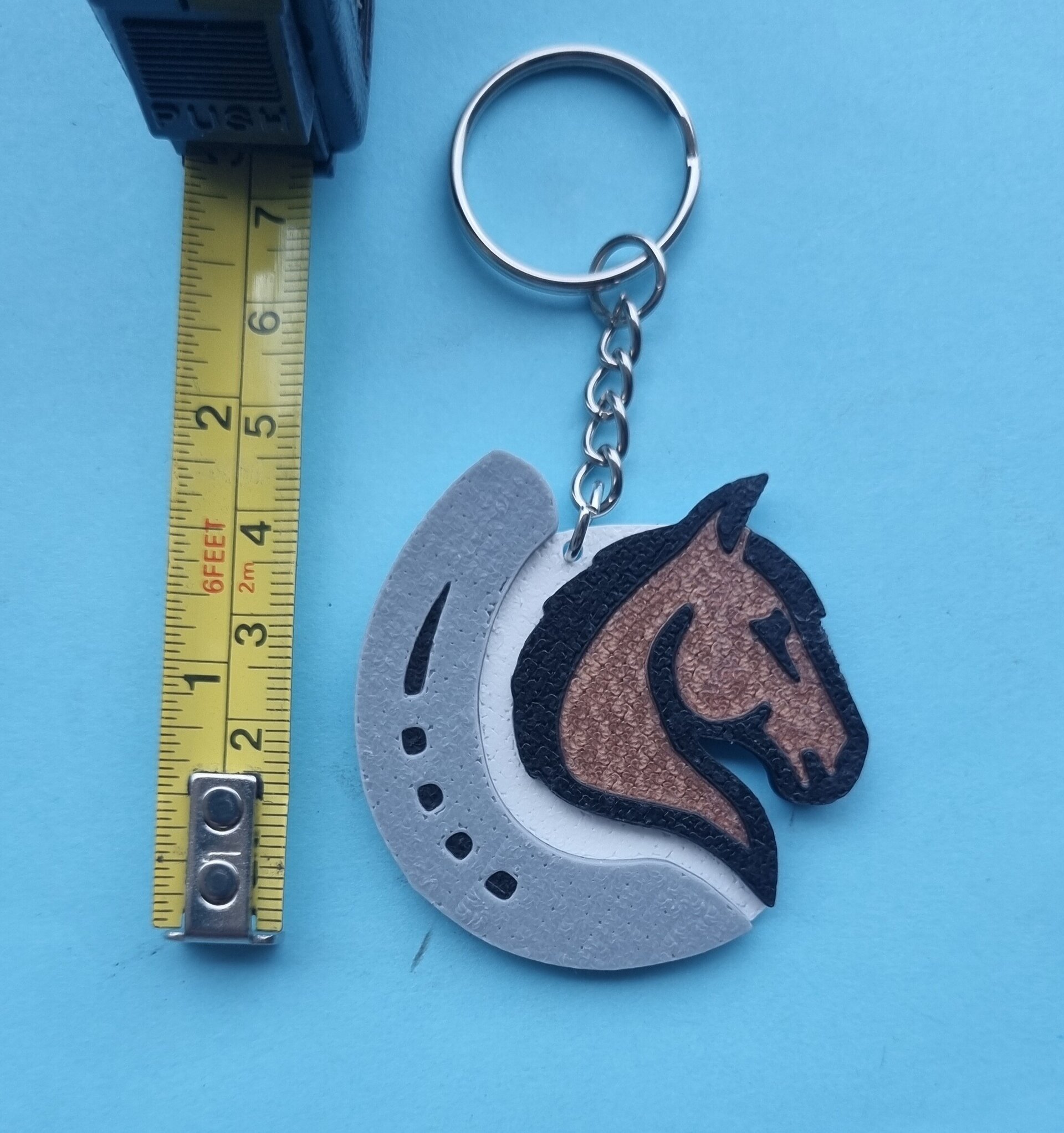 Llavero en relieve con logo HERRADOR/CENTRO ECUESTRE  BERMEJO MARTÍN - 7