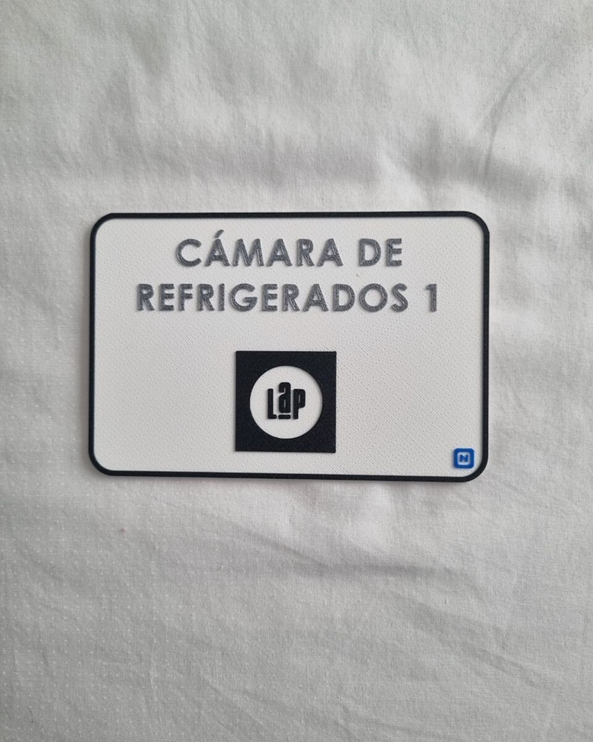 Cartel/Placa/Rótulo en relieve para identificar estancias - 4