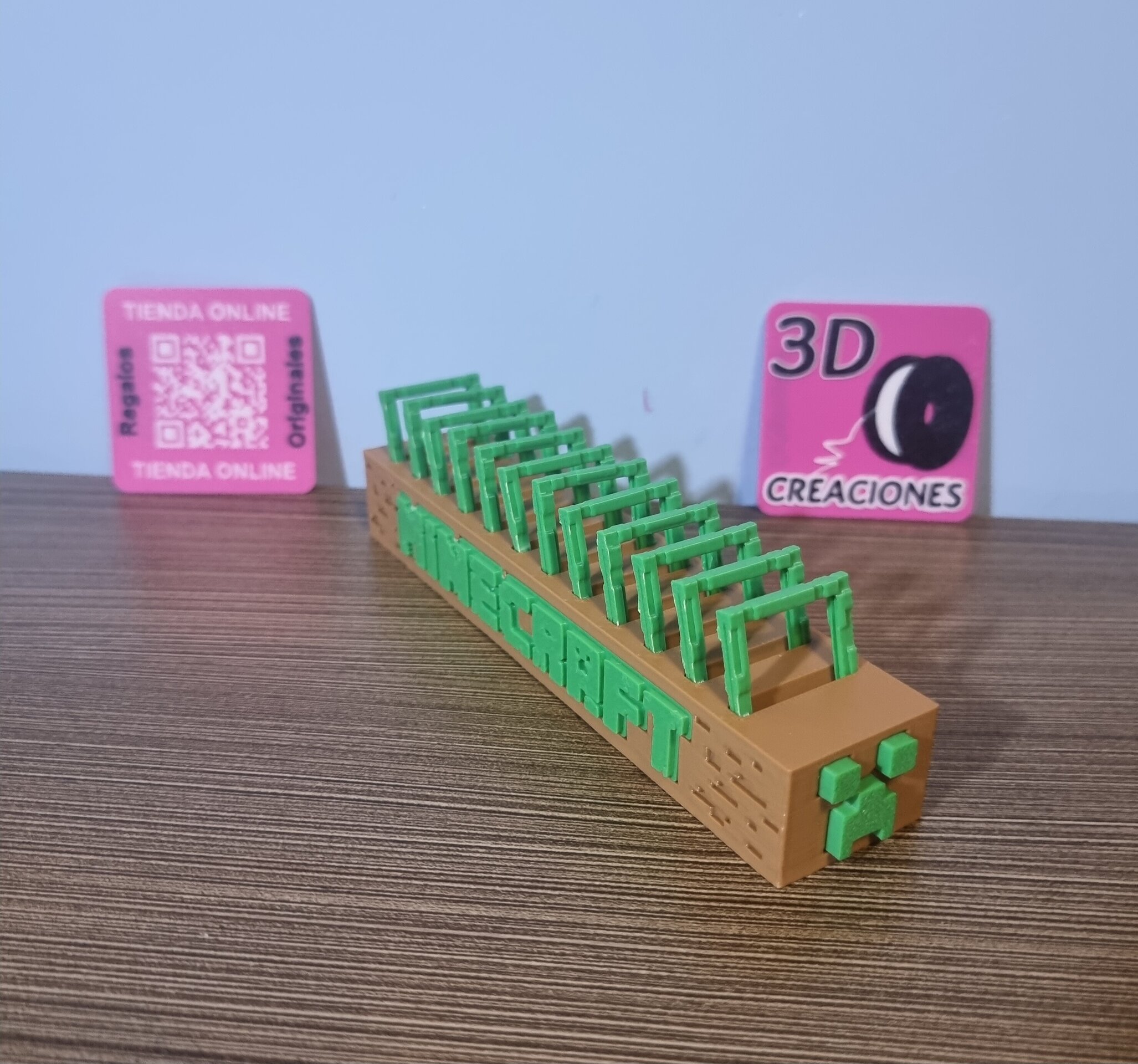 Organizador/Expositor marcos token MINECRAFT kinder Joy - 7