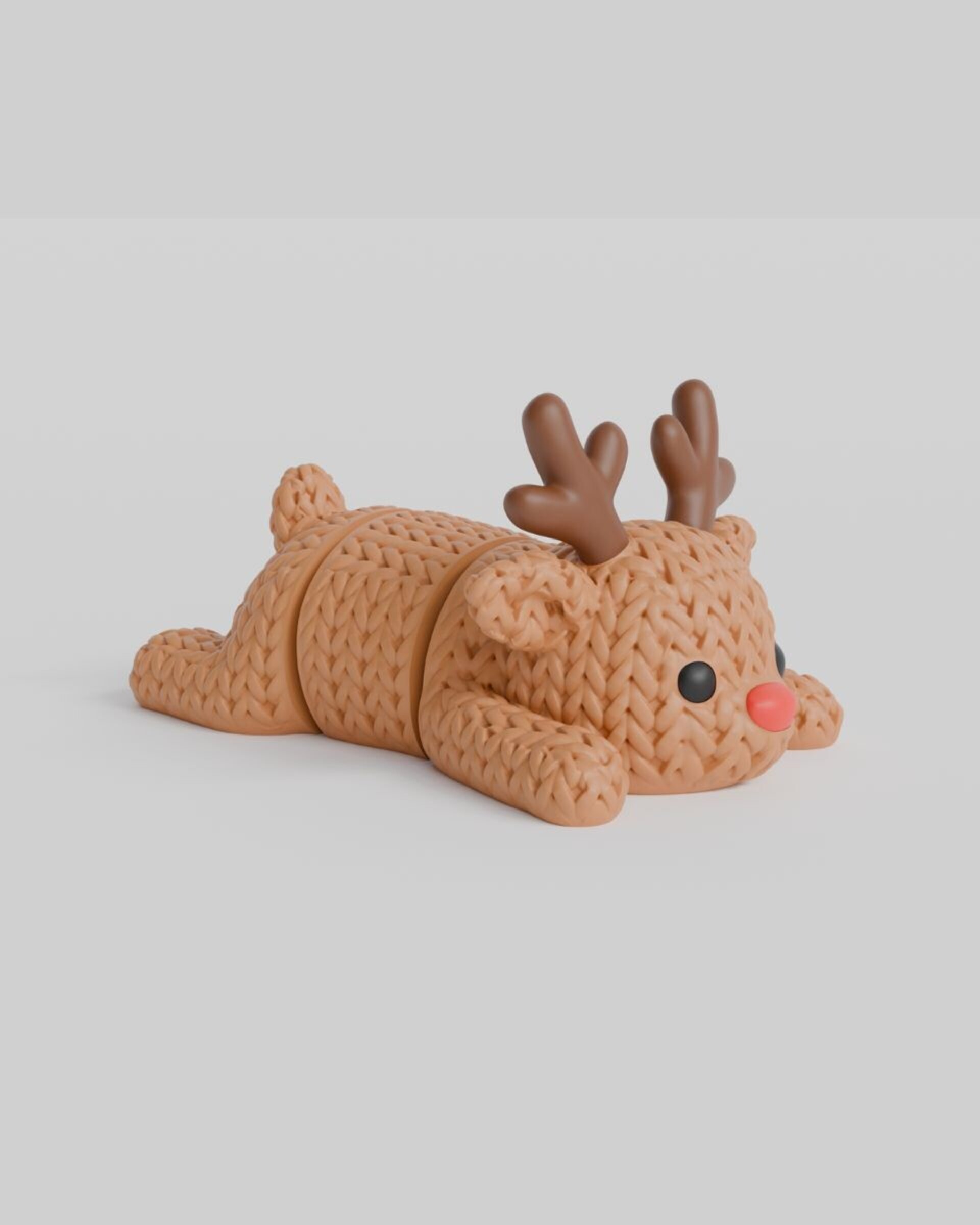 Figuras Navideñas con aspecto de tejido con lana - 11