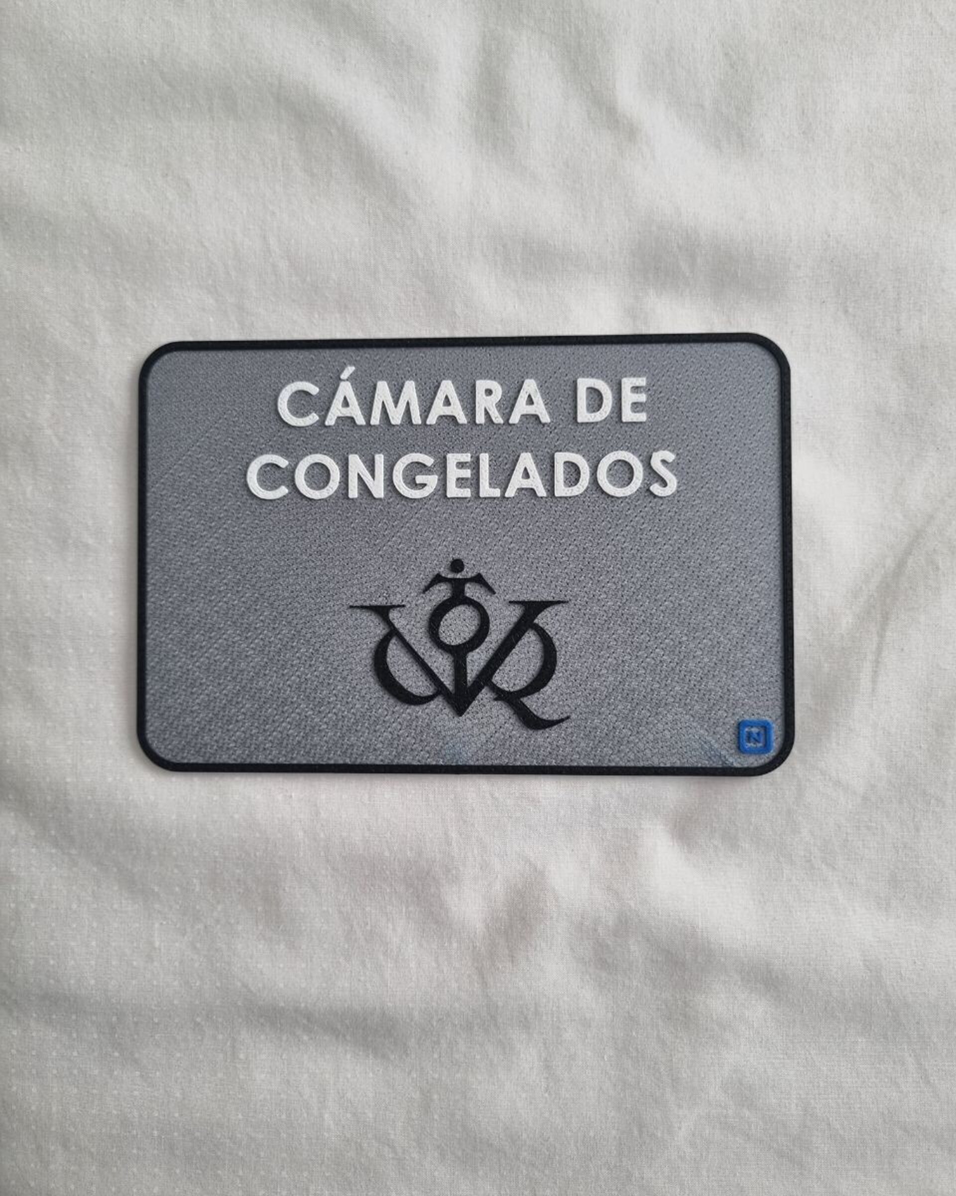 Cartel/Placa/Rótulo en relieve para identificar estancias - 3