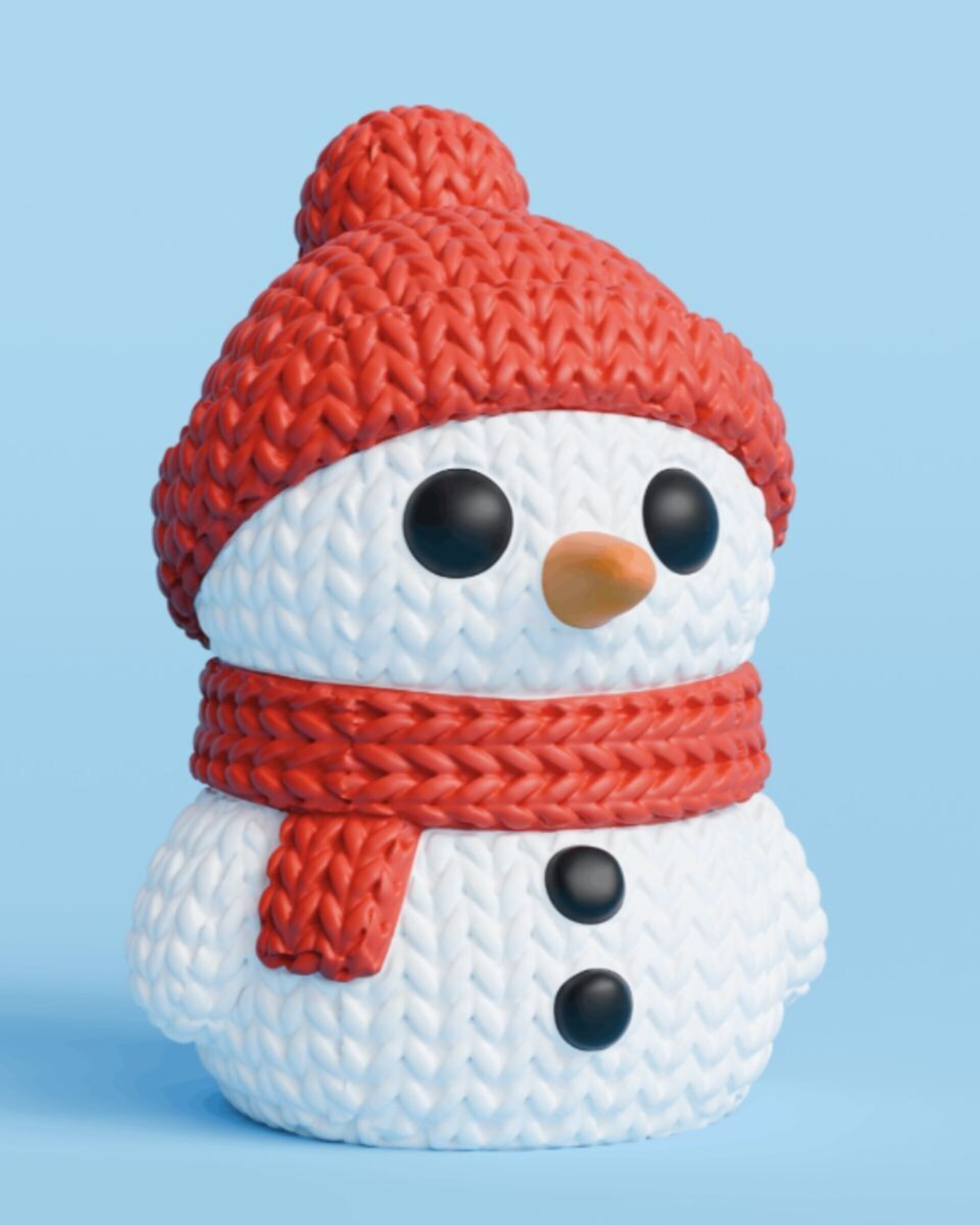 Figuras con aspecto de tejido con lana - 3