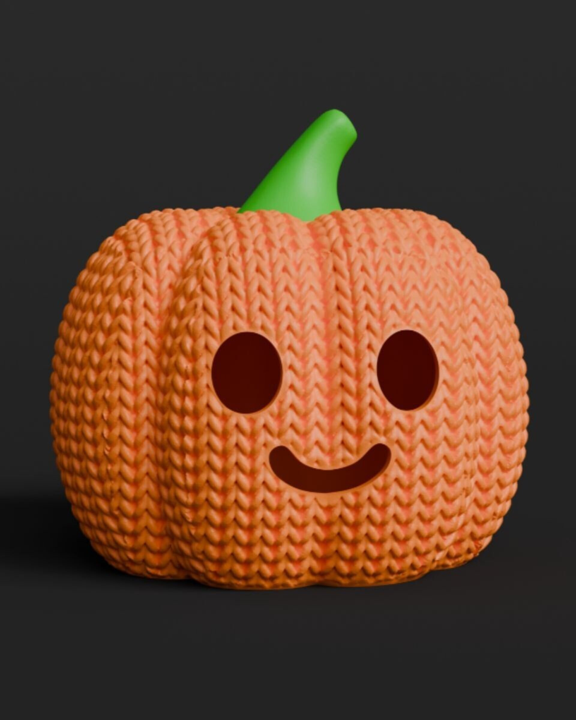 Figuras Halloween con aspecto de tejido con lana - 7