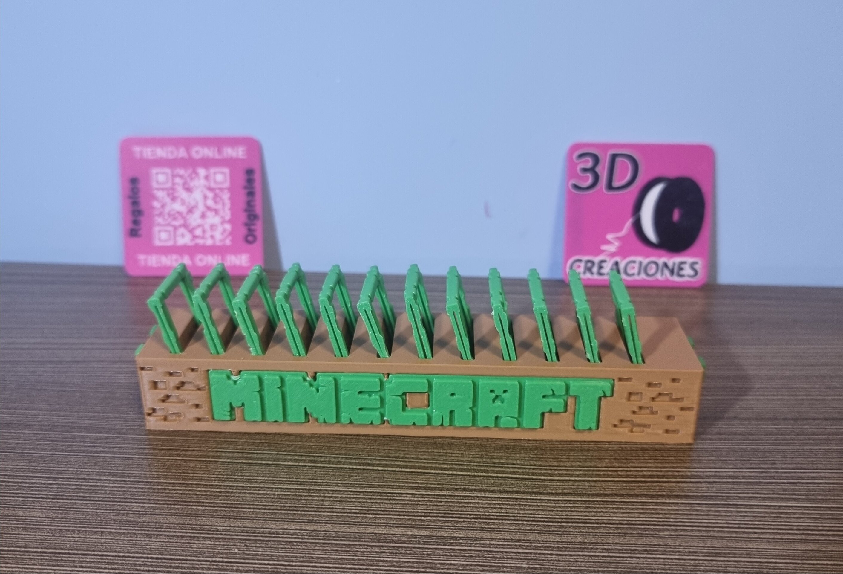 Organizador/Expositor marcos token MINECRAFT kinder Joy - 5