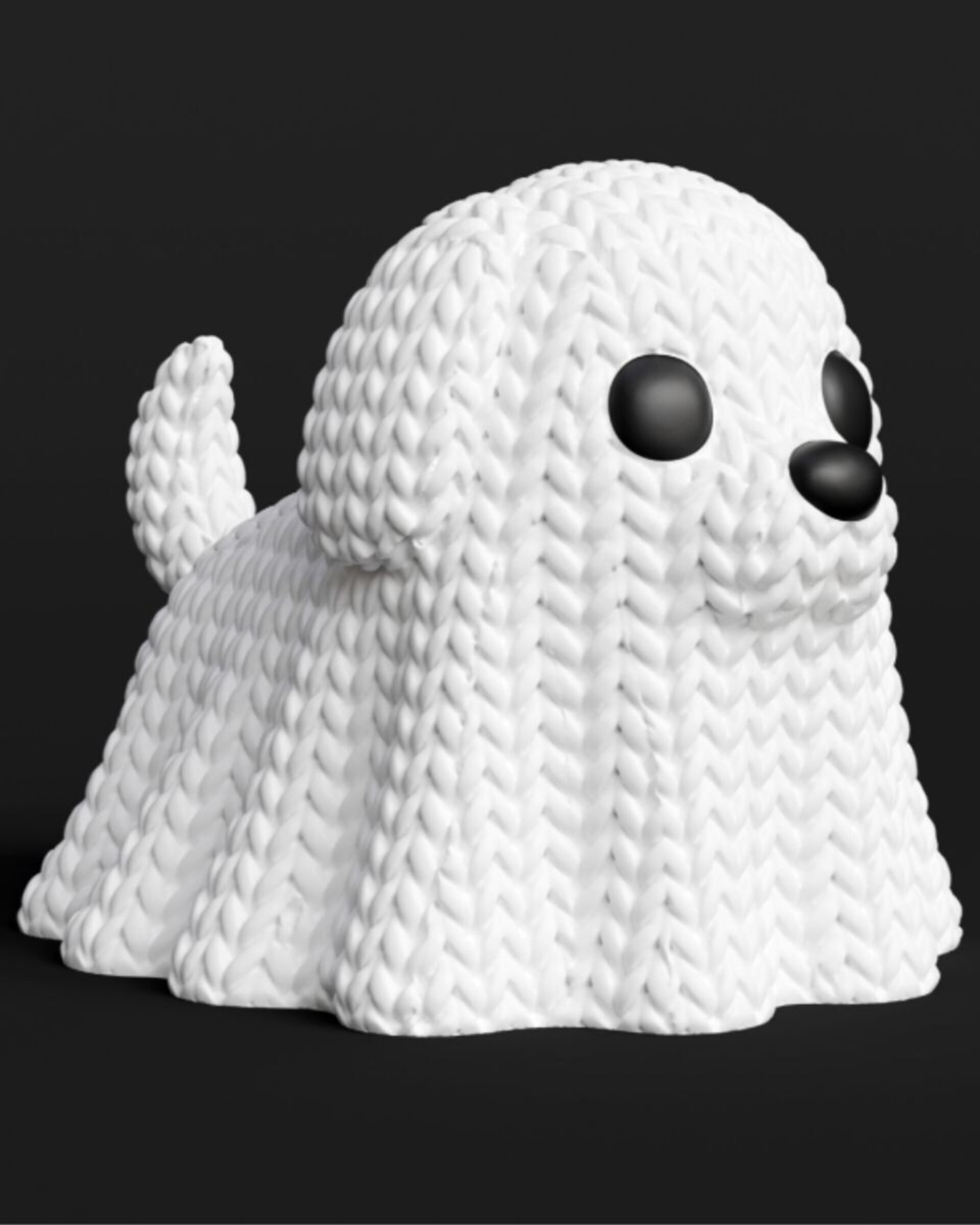 Figuras Halloween con aspecto de tejido con lana - 6
