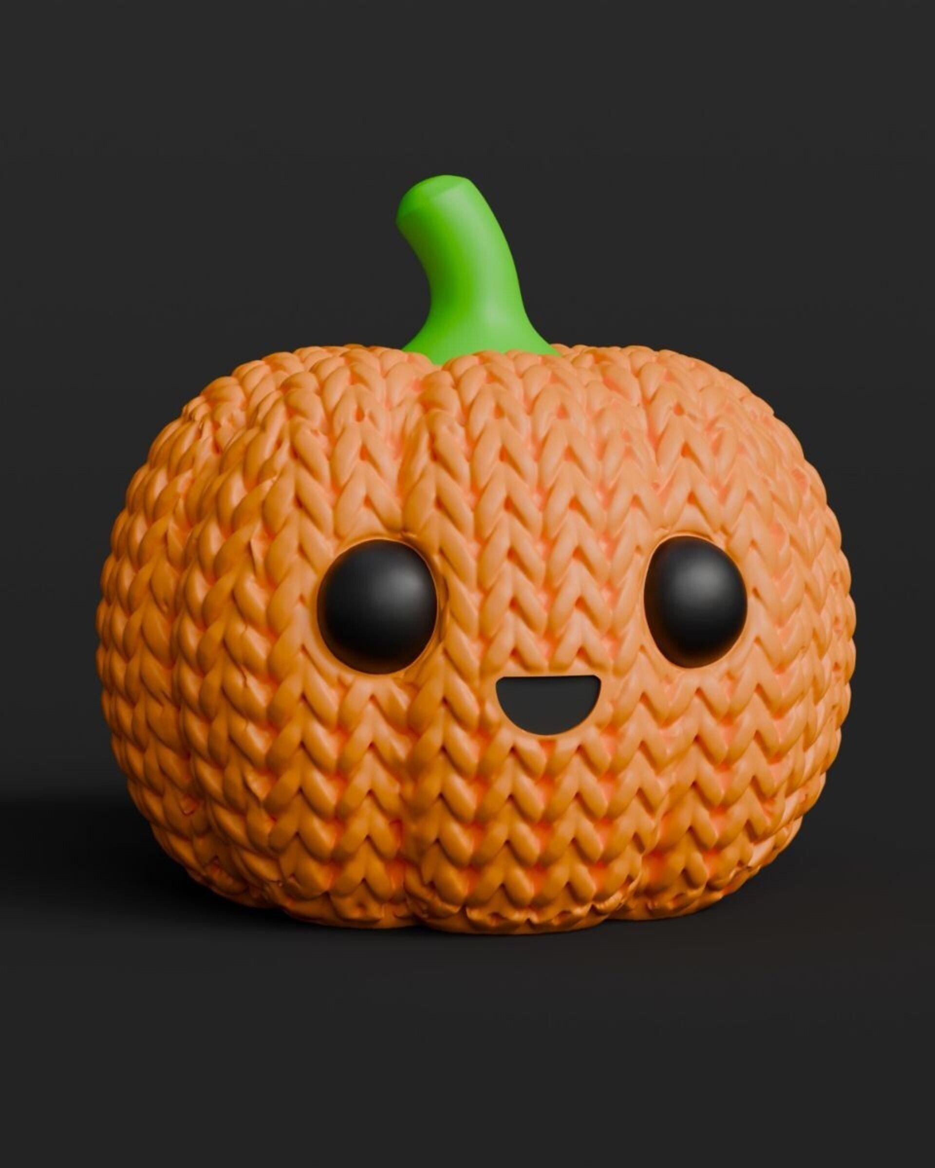 Figuras Halloween con aspecto de tejido con lana - 12